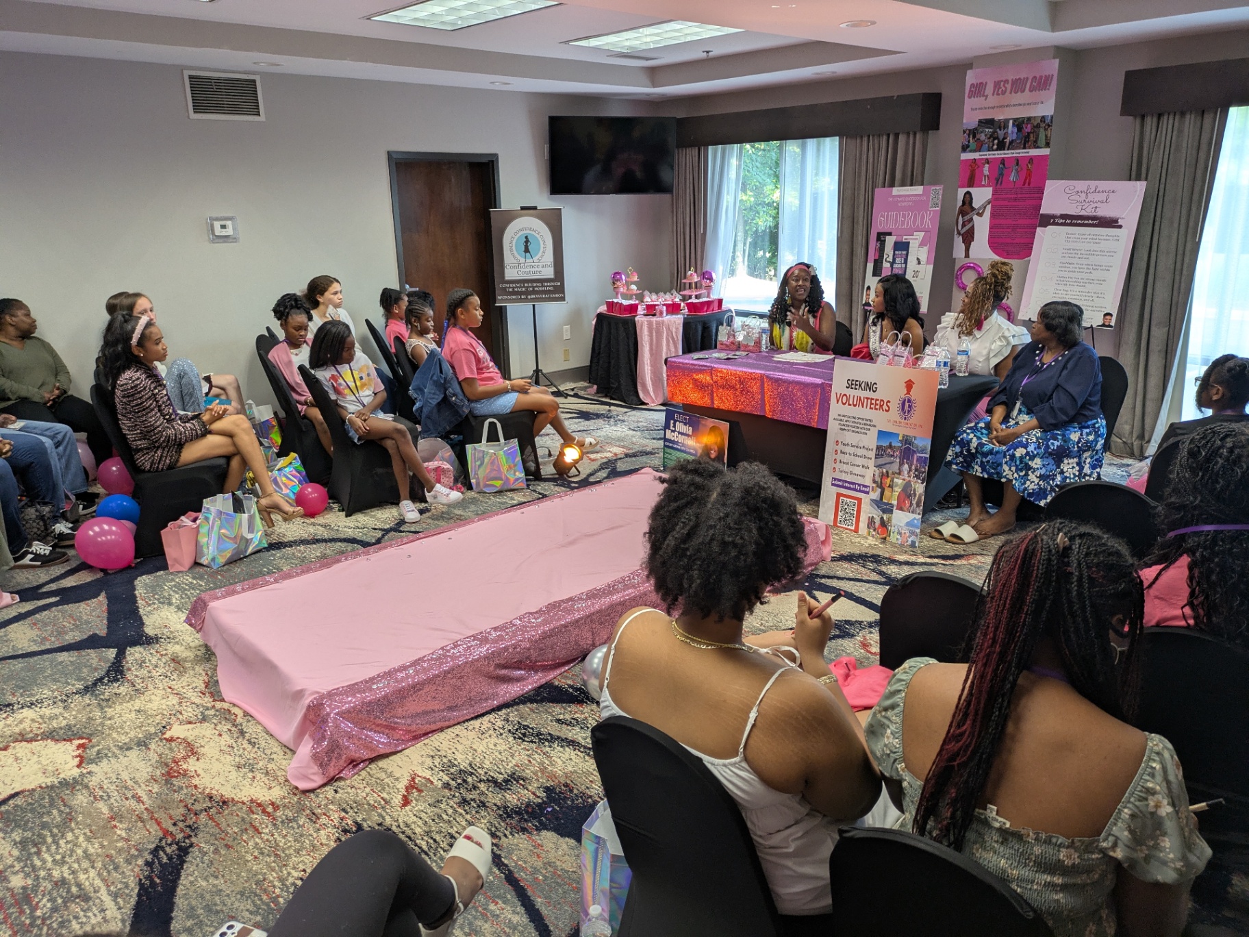 Speaker panel and workshop at the Girl Yes You Can Conference 2025